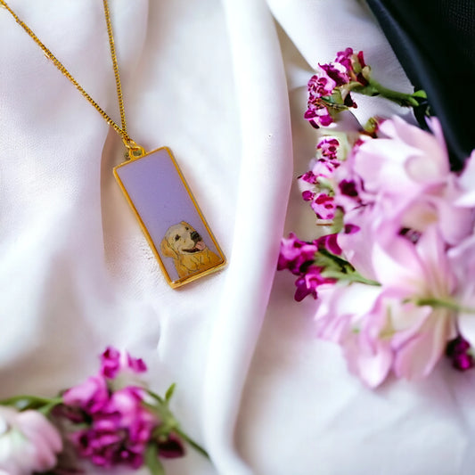 The Spring Pup Necklace